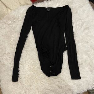 Forever 21 ribbed bodysuit